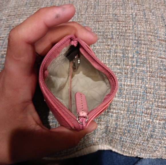 Fossil Pink Leather Coin Purse - Picture 3 of 4